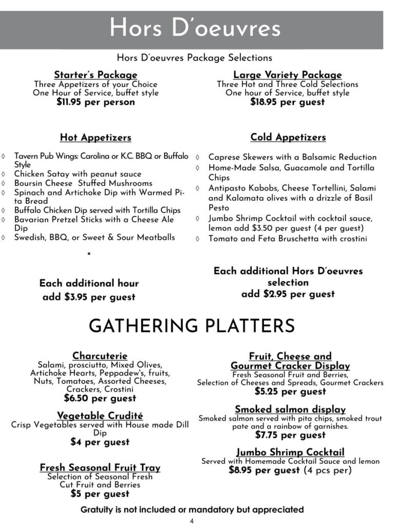 2025 Catering Menu 4